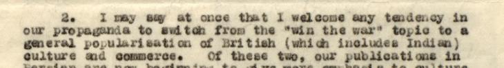 مقتطف من رسالة أرسلها القنصل البريطاني في بوشهر إلى المفوضية البريطانية في طهران، ٣١ يناير ١٩٤٤. IOR/L/PS/12/3521، ص. ٤و