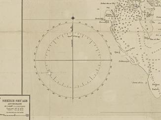 خرائط شبه الجزيرة العربية والخليج في مجموعة خرائط سجلات مكتب الهند